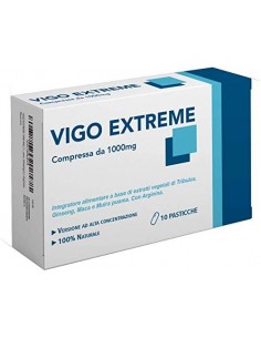 VIGO EXTREME 1000 MG | 10 Cáps. Sin Ninguna Contraindicación | Made In Italy | Energizzante Naturale con Tribulus, Maca, Muir