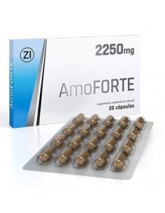 Amoforte 2250 MG | Sin Ninguna Contraindicación | Made In Germany | Energizzante Naturale con Tribulus, Maca, Ginseng y L-Arg