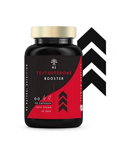Testosterona Natural Aumenta Testosterona-Fenogreco Ginseng Maca Taurina Zinc Rendimiento Muscular Vigorizante y Potenciador 