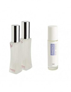 Feromonas - 2 Phiero Woman + 1 Phiero Night Woman: Perfumes con feromonas para mujer