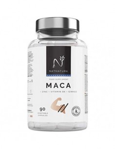 Maca. Alta concentración de maca andina pura.200mg 25:1  x2cap día, 5000mg. Aumenta el nivel de testosterona. Potenciador mus