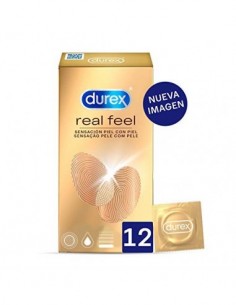 Durex Preservativos Sensitivos Real Feel Sin Látex - 12 condones