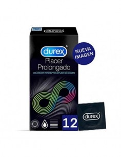 Durex Preservativos Placer Prolongado con Efecto Retardante - 12 condones