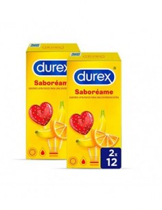 Durex Preservativos Saboreame con Sabores Afrutados - 24 Condones
