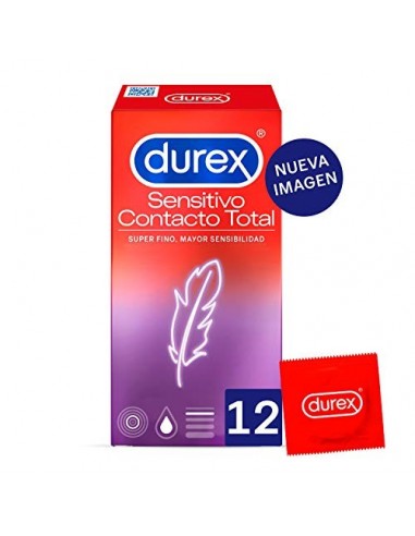 Durex Preservativos Super Finos Contacto Total - 12 condones