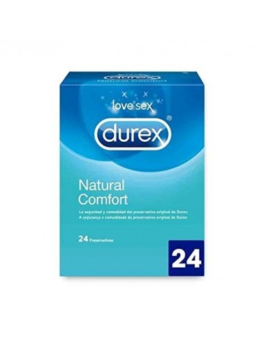 PRESERVATIVOS DUREX NATURAL PLUS LOVE SEX 24 UNIDADES