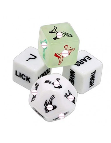 EXCEART Juego de Rol Romántico Juego de Fiesta de Dados Regalo de Novedad de Dados para Despedida de Soltera Despedida de Sol