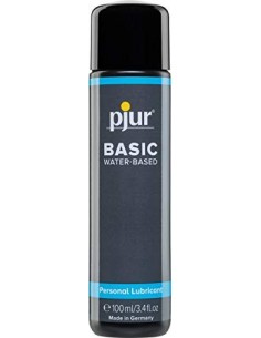 pjur BASIC WATERBASED - Lubricante acuoso para principiantes - también adecuado para juguetes  100ml 