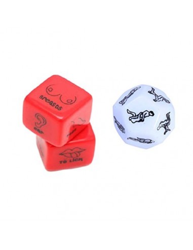 EXCEART 3 Piezas Dados de Sexo Divertidos Dados de Amor Audlt Juguete Juego de Roles Dados de Postura Debajo Del Juego de Cam